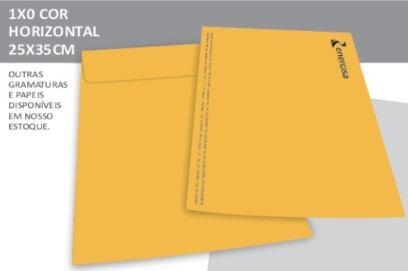 Envelope Saco Horizontal Ouro1 cor
