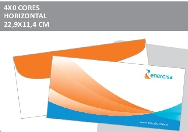 Envelope Ofício 4 cores